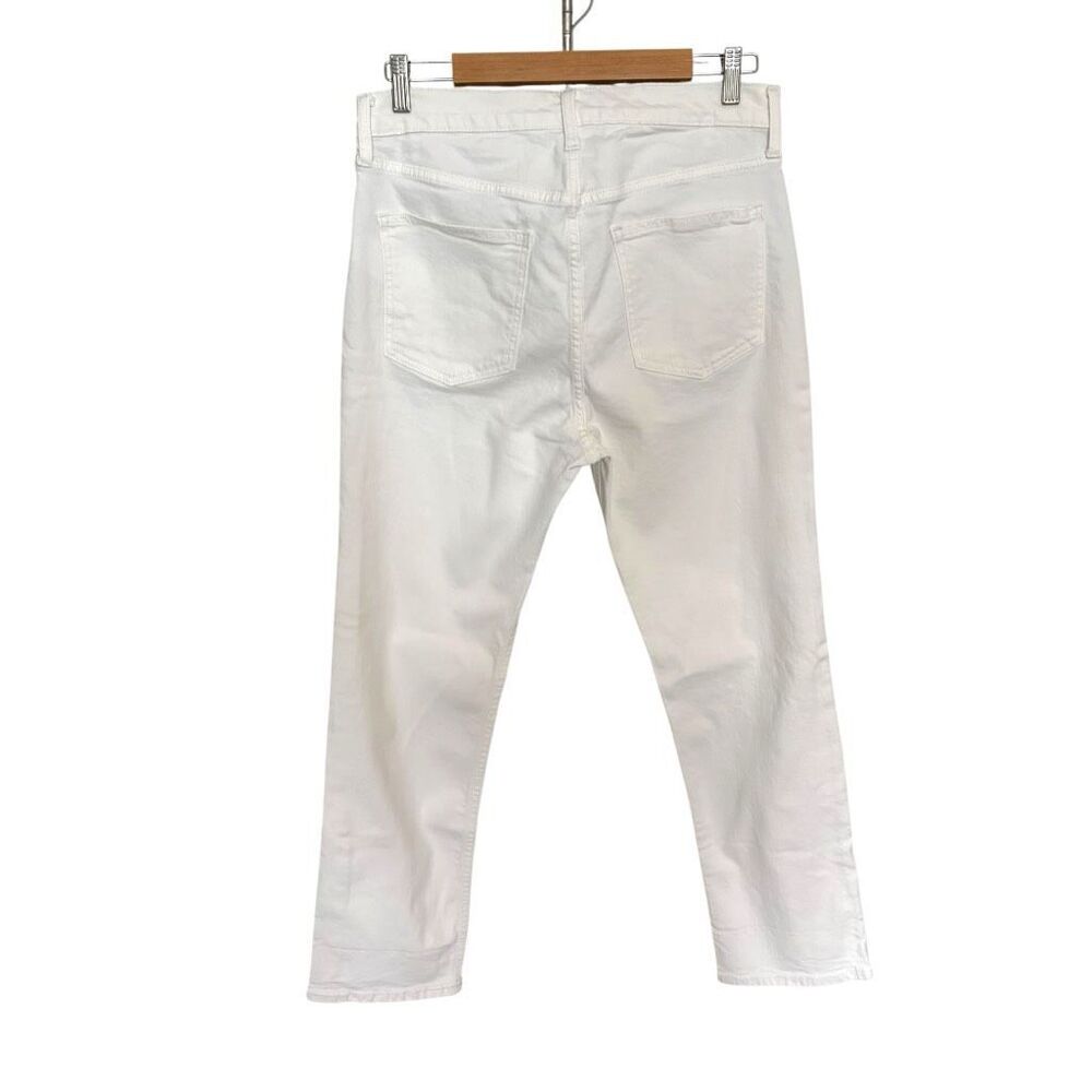 GAP ‘90’s Straight White Jeans Size 12 or 31 Short - Picture 4 of 8